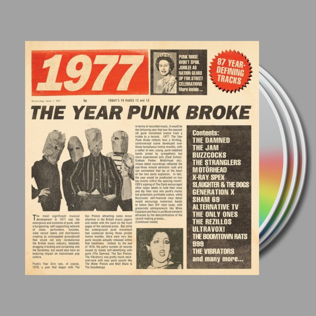 Various Artists - 1977: The Year Punk Broke 3-CD Box Set [Import]