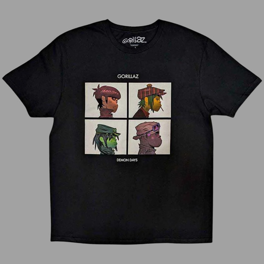 Gorillaz - Demon Days Black T-Shirt