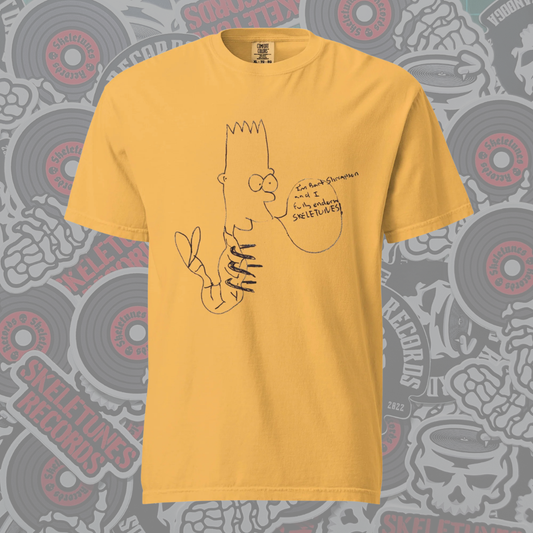 Skeletunes Records - Bart Shrimpson Comfort Colors T-Shirt