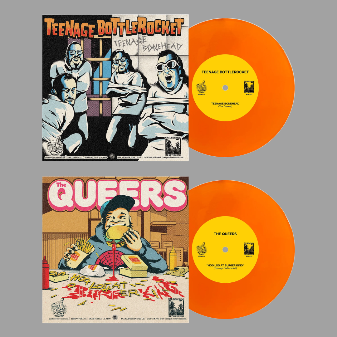 Teenage Bottlerocket / The Queers - Split 7" (Limited Edition of 500) [Preorder]
