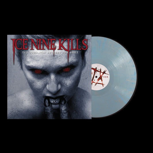 the album cover for Ice Nine Kills - Predator Becomes The Prey (Blue) [Colored Vinyl] (Gry)