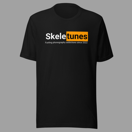 Skeletunes Records Phonography Bella & Canvas Soft T-Shirt