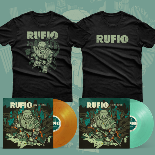 Rufio - From The Outside 2x EP's & 2x T-Shirts Bundle