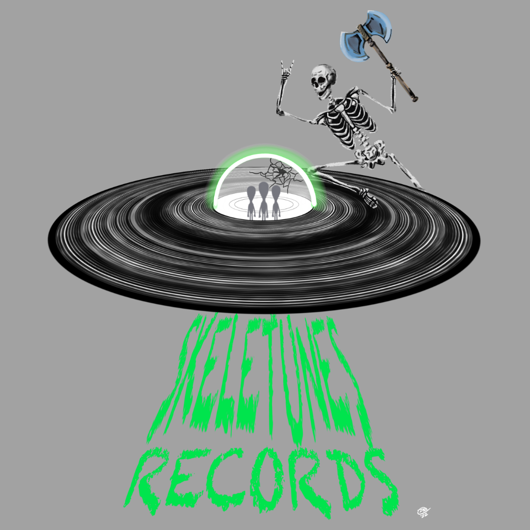 Skeletunes Records Die-Cut Stickers