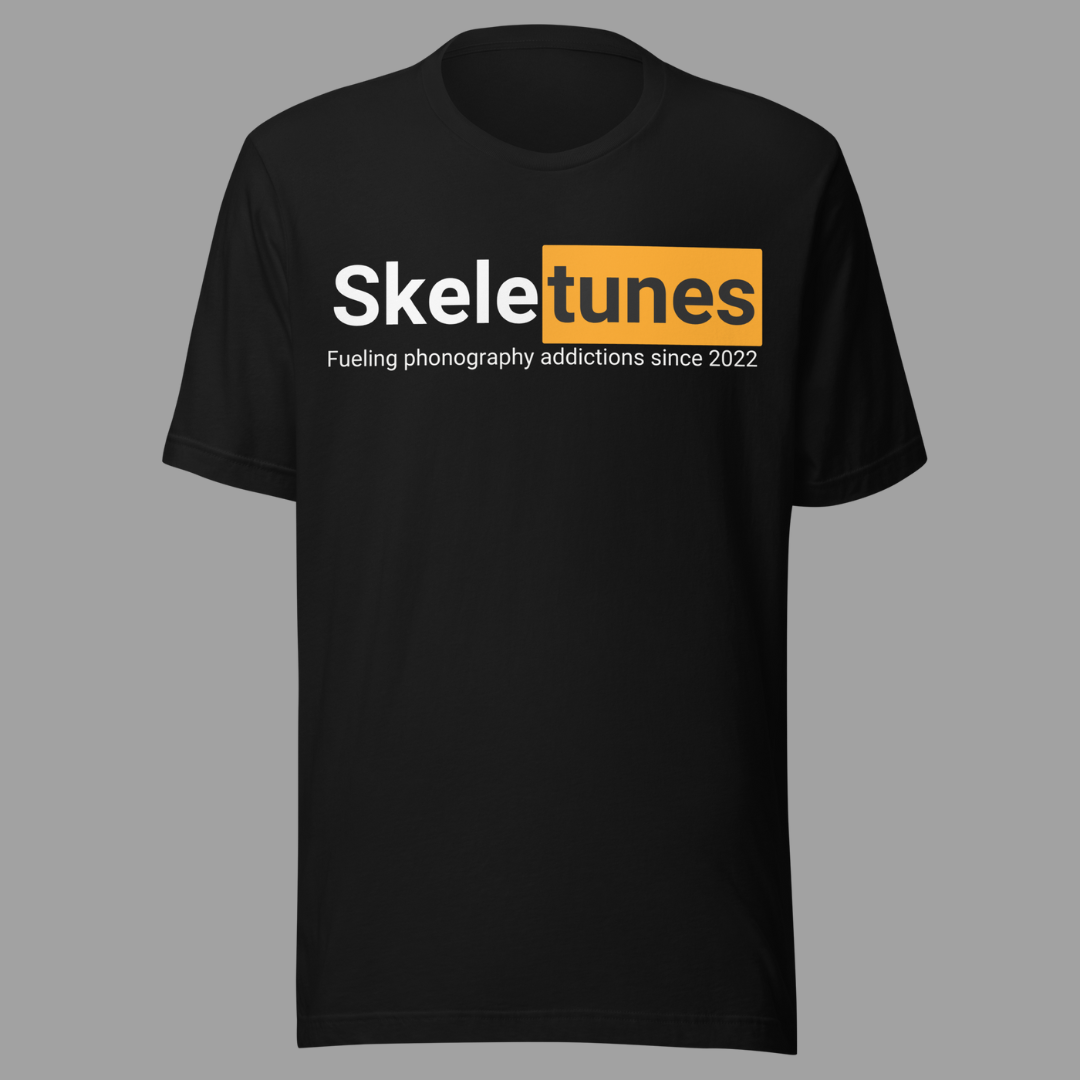 Skeletunes Records Phonography Bella & Canvas Soft T-Shirt