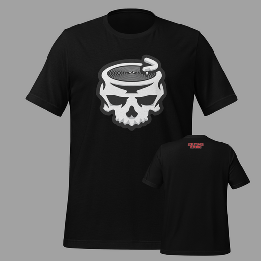 Skeletunes Records Skull Bella & Canvas Soft T-Shirt