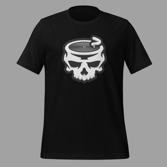 Skeletunes Records Skull Bella & Canvas Soft T-Shirt