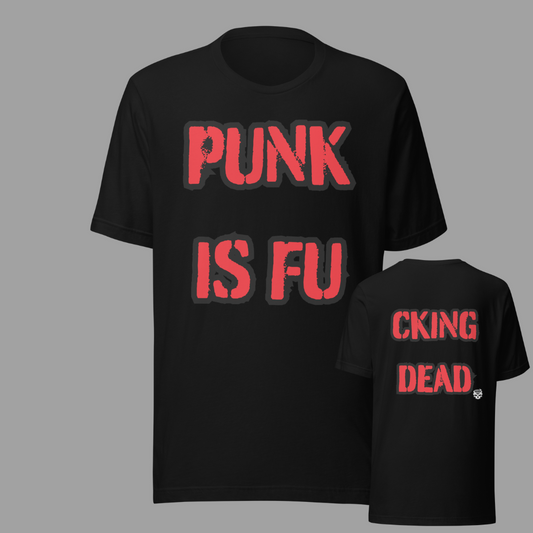 Skeletunes Records "Punk Is F'ing Dead" Bella & Canvas Soft T-Shirt