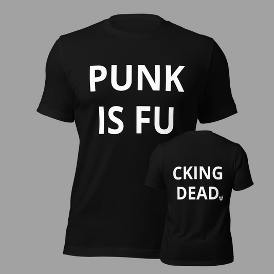 Skeletune Records "Punk Is F'ing Dead" Bella & Canvas Soft T-Shirt
