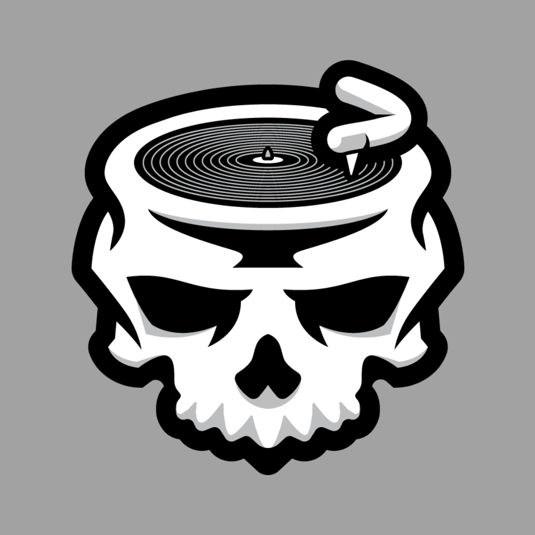 Skeletunes Records Die-Cut Stickers