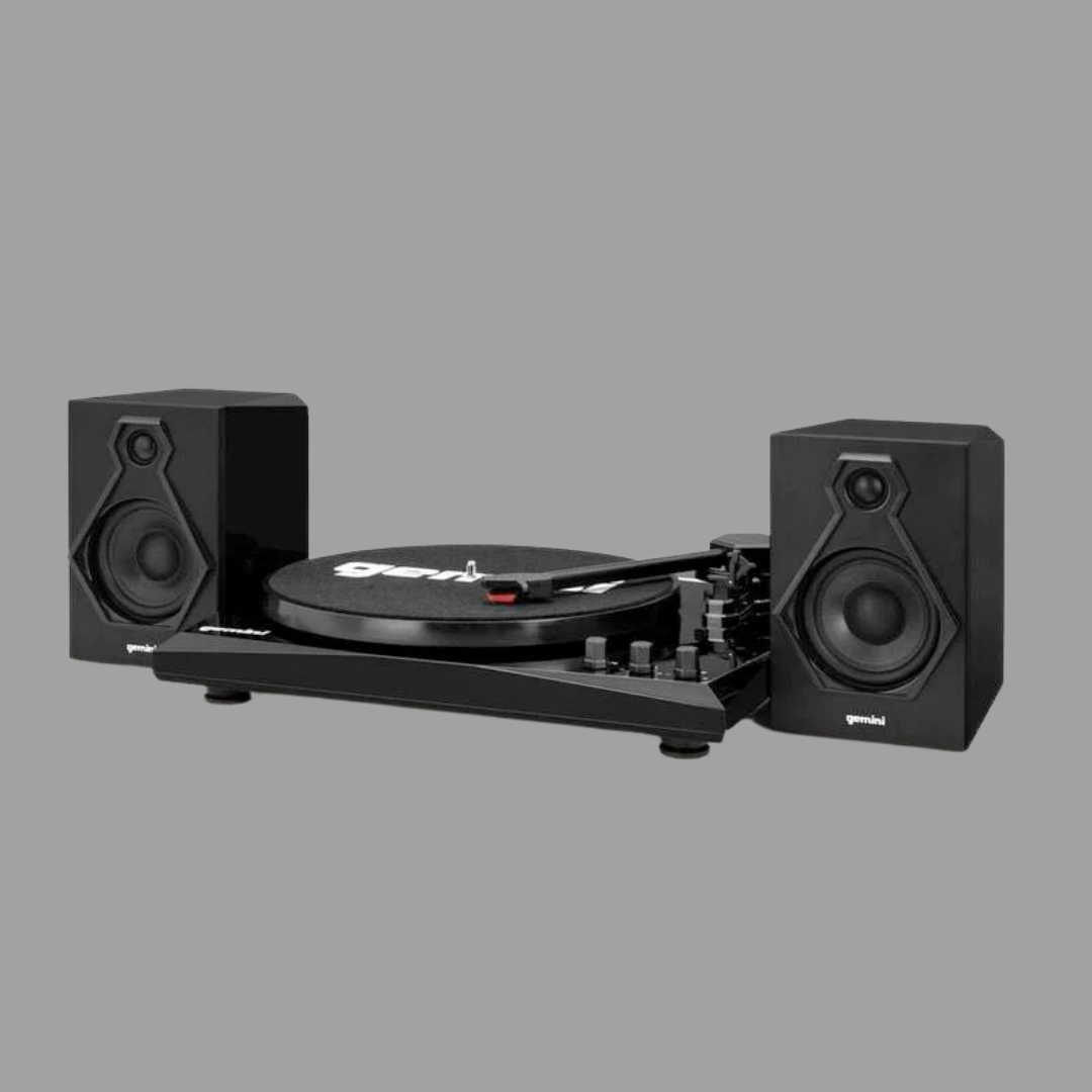 Gemini TT-900B 3-Speed Turntable System With Bluetooth & Stereo Speakers