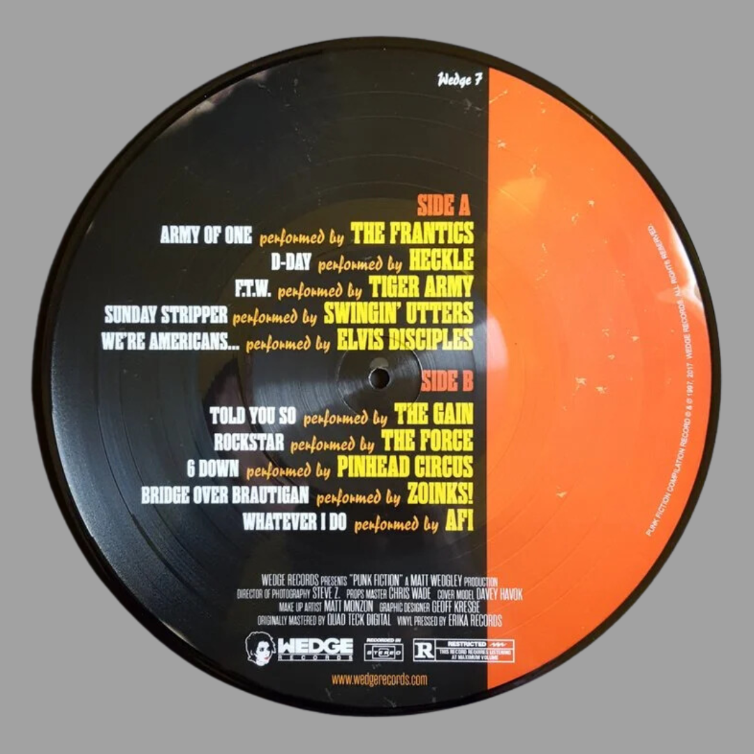 Various Artists - Punk Fiction (20th Anniversary Limited Edition Picture Disc)