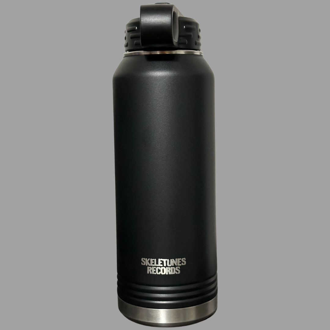 Skeletunes Records 32oz. Laser-Etched Water Bottle