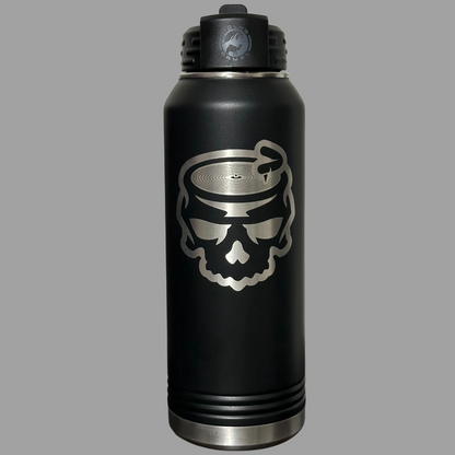 Skeletunes Records 32oz. Laser-Etched Water Bottle