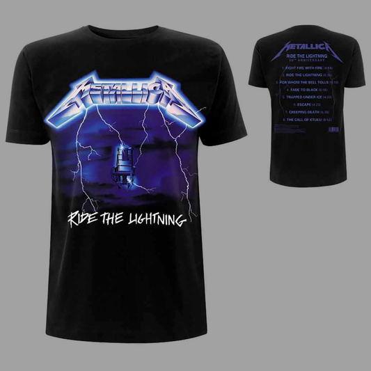 Metallica - Ride The Lightning Tracks T-Shirt