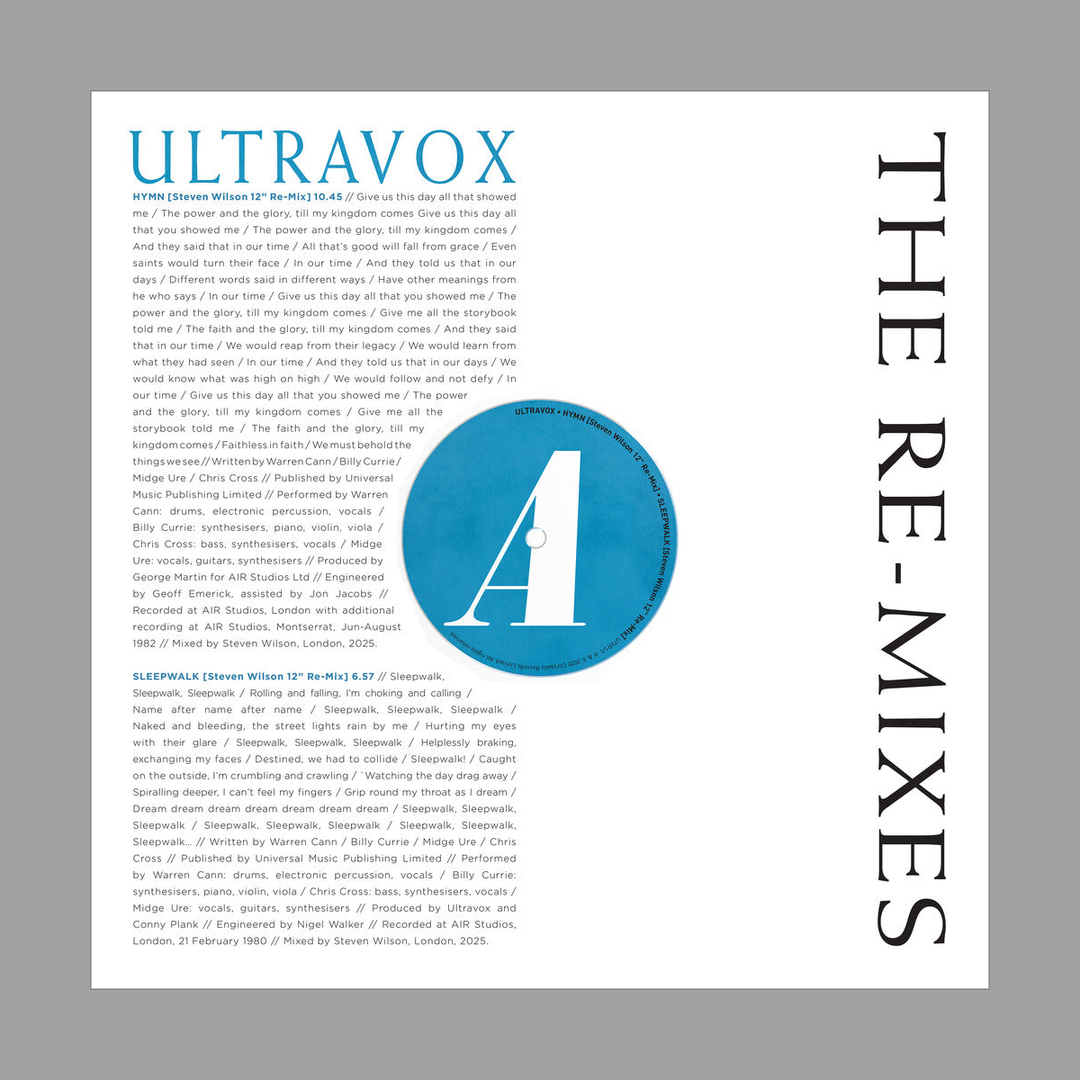 Ultravox - Re-Mixes [RSD 2026]