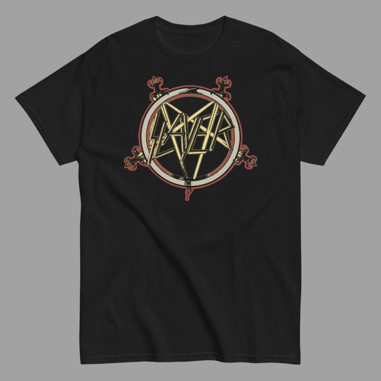 Slayer - Pentagram Logo T-Shirt Black