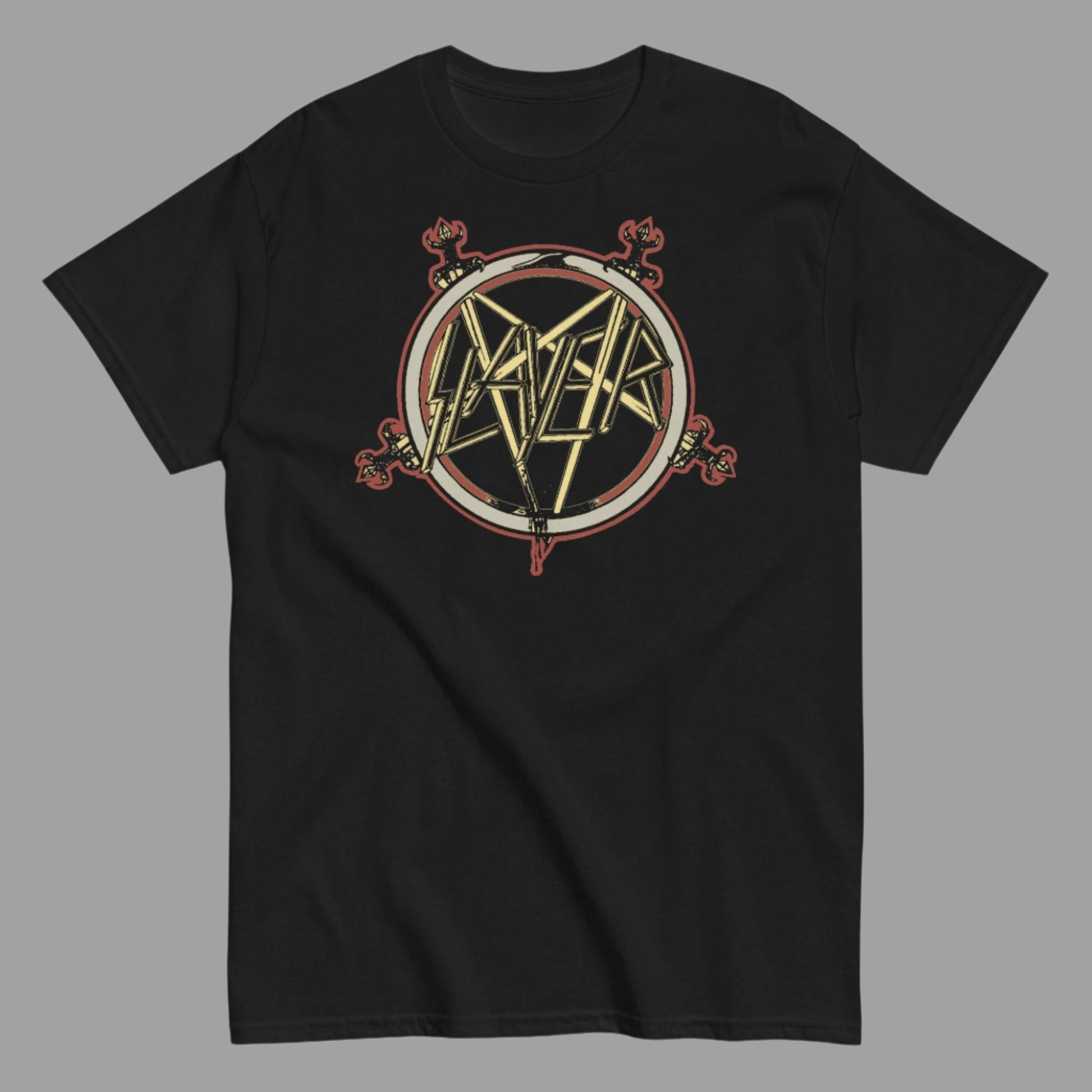 Slayer - Pentagram Logo T-Shirt Black