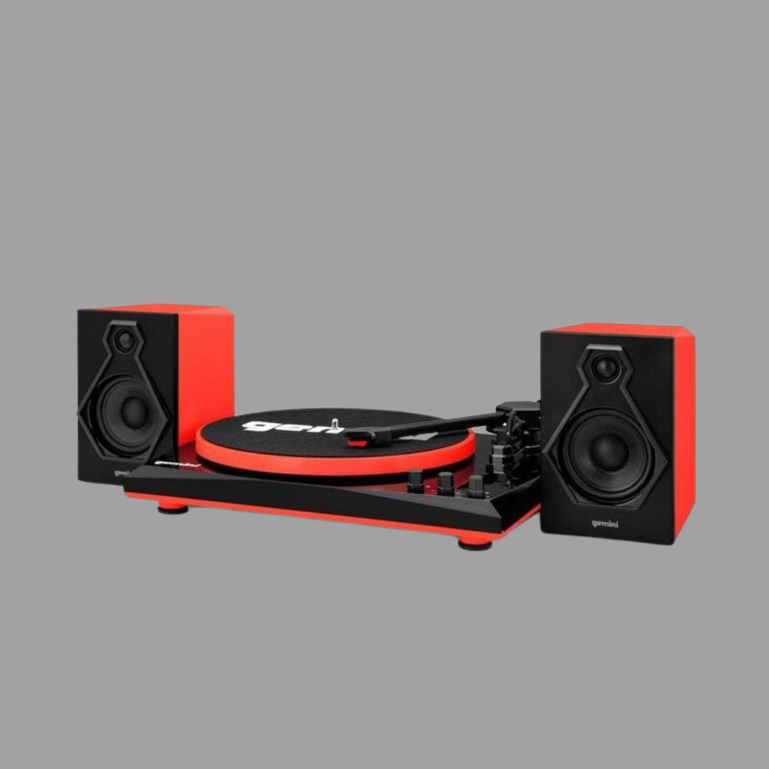 Gemini TT-900B 3-Speed Turntable System With Bluetooth & Stereo Speakers