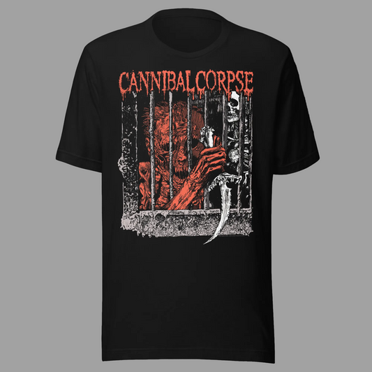 Cannibal Corpse Behind Bars T-Shirt Black
