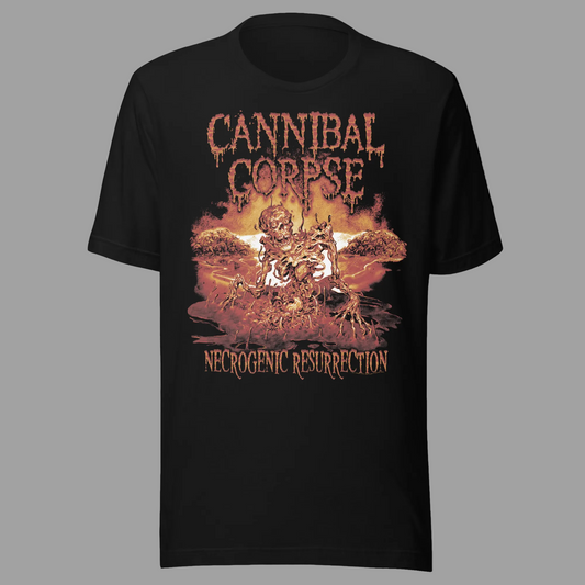 Cannibal Corpse Necrogenic Resurrection T-Shirt Black