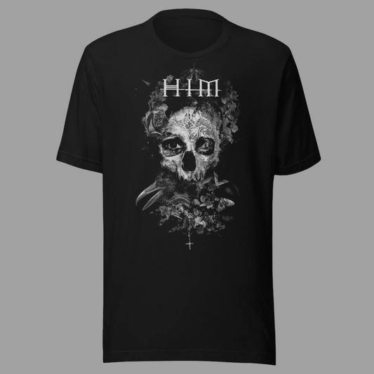 HIM - Dark Light Jumbo Print T-Shirt Black