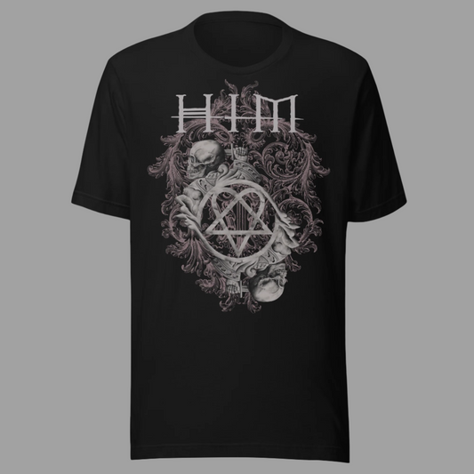 HIM - Finland's Finest Jumbo Print T-Shirt Black