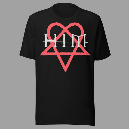 HIM - Heartkiller Jumbo Print T-Shirt Black