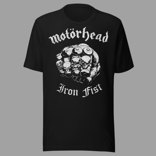 Motorhead Iron Fist Vintage T-Shirt Black