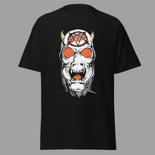 Slayer - Reign In Blood 86-87 Tour Vintage Jumbo Print T-Shirt Black