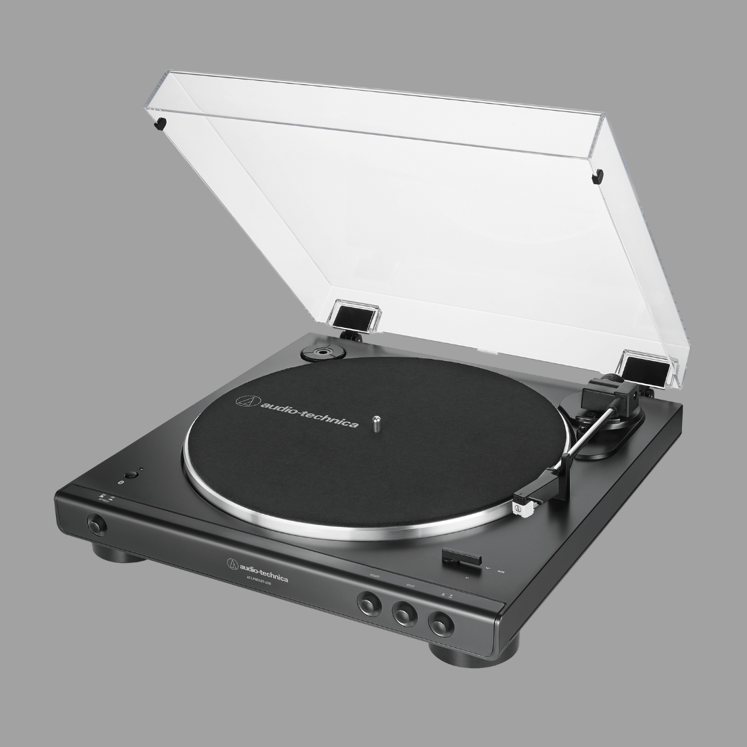 Audio-Technica AT-LP60XBT-USB Wireless Belt-Drive Turntable with Bluetooth  and USB - Black